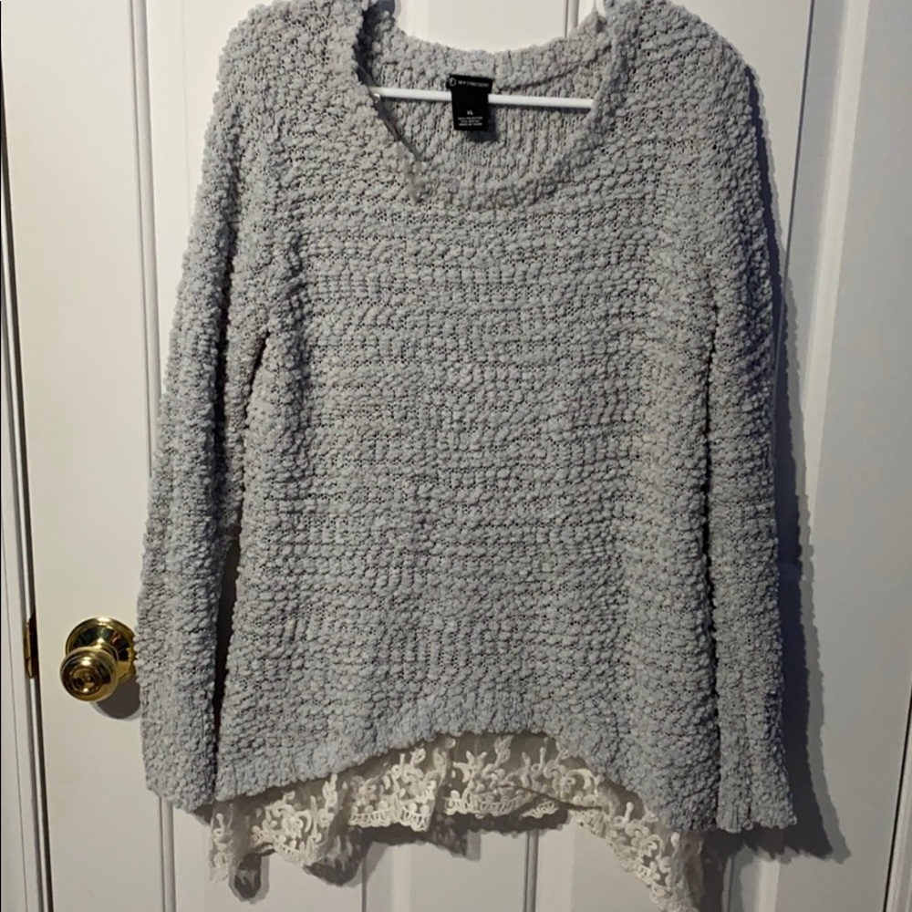 Textured sweater